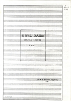 Portada de la partitura Urte barri (1986)